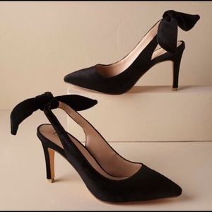 Black Velvet Heels, Audrey Heels Billy Ella